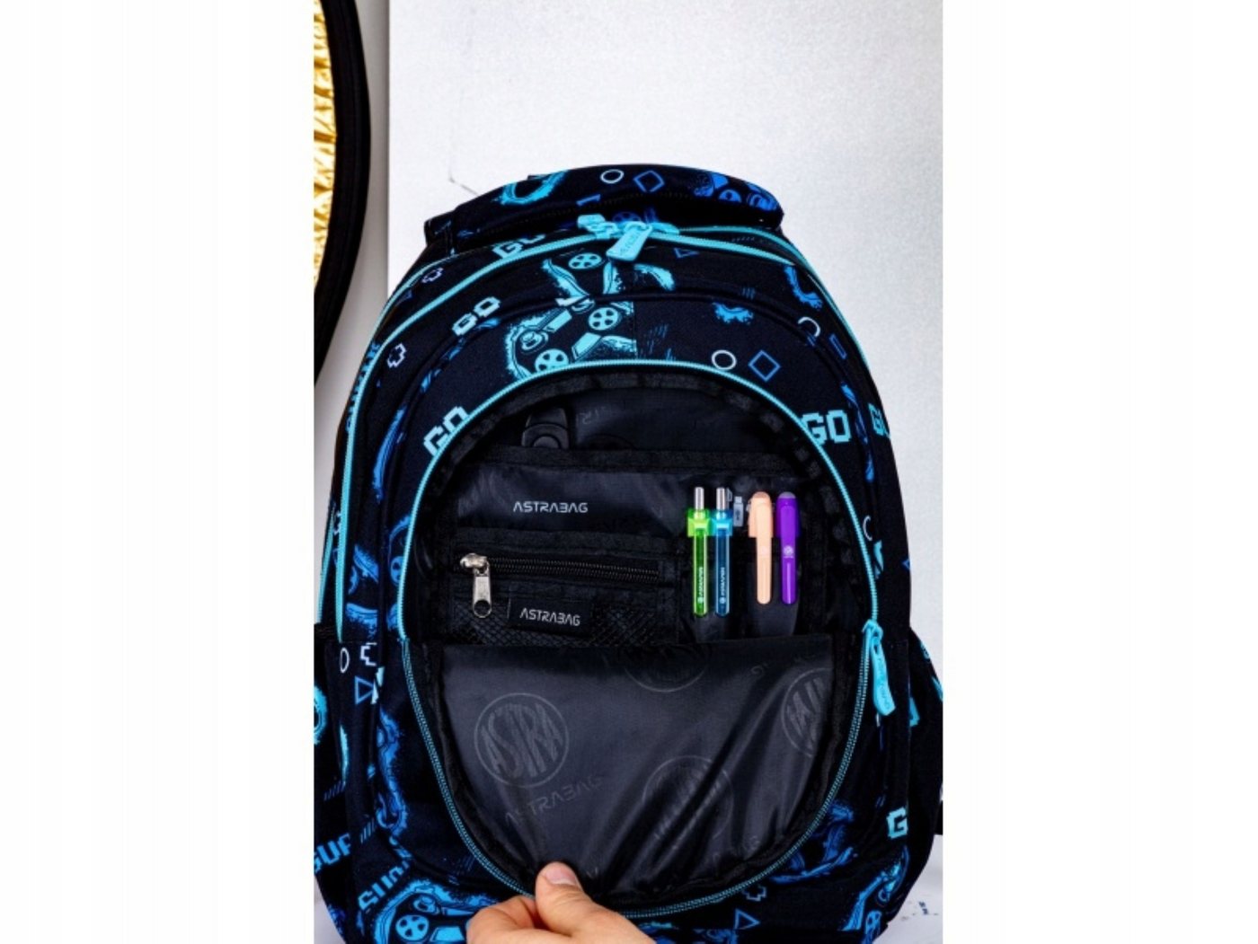ASTRA Schulrucksack Schulrucksack Jungen 1-3 Klasse Gaming Go Playing AB330 AstraBag Bild 4