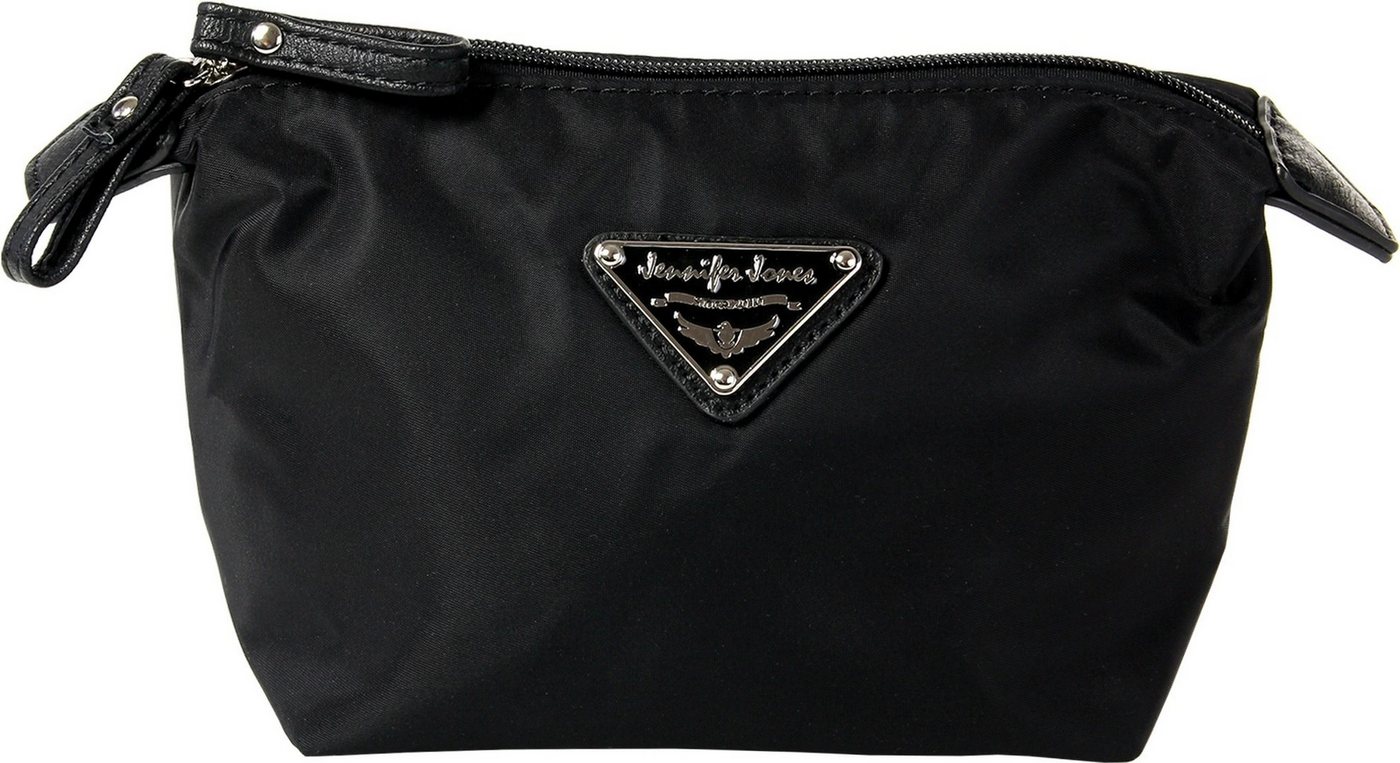 Jennifer Jones Kosmetiktasche Jennifer Jones Damen Herren Kosmetiktasche (Kosmetiktasche, Kosmetiktasche), Kosmetiktasche Nylon, schwarz ca. 16cm x ca. 12cm Bild 4