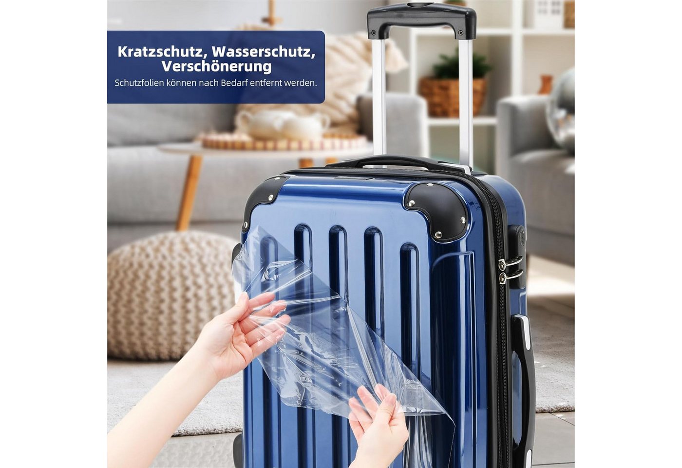 Beibye Koffer Reisekoffer Zwillingsrollen Koffer Trolleys 15 verschiedene Farben Bild 4