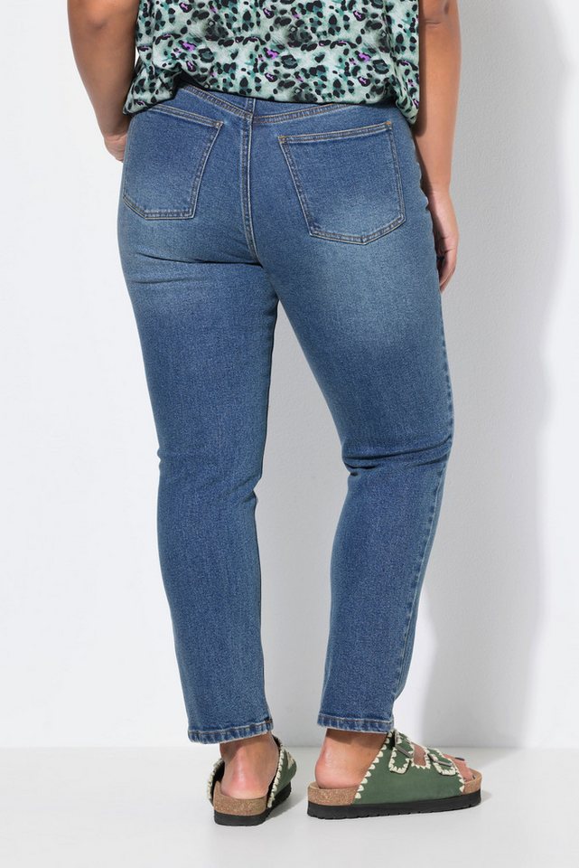 Studio Untold Funktionshose Mom-Jeans 5-Pocket Elastikbund Bild 2