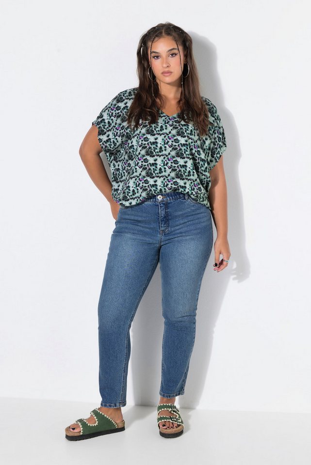 Studio Untold Funktionshose Mom-Jeans 5-Pocket Elastikbund Bild 4
