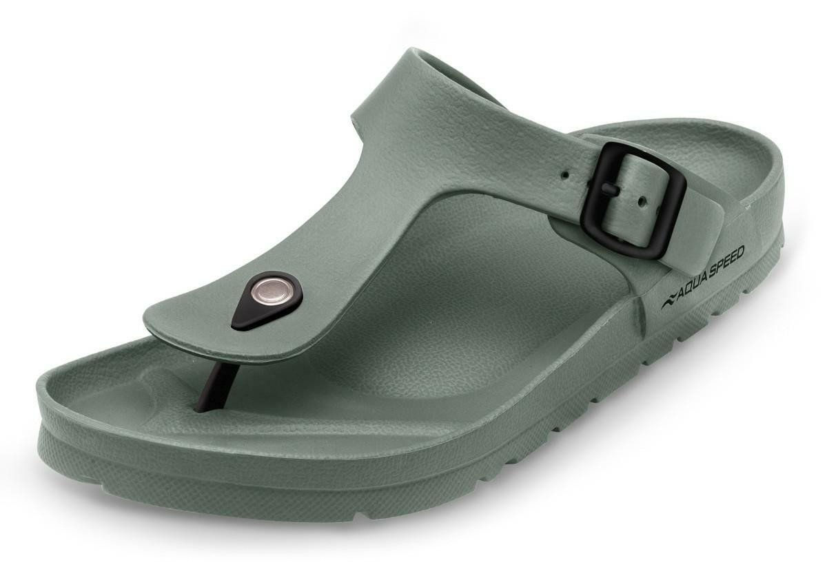 Aqua Speed MONACO Zehentrenner Damen und Herren Badesandalen Badezehentrenner Perfekt für Strand, Schwimmbad & Dusche – vielseitig einsetzbar Bild 2