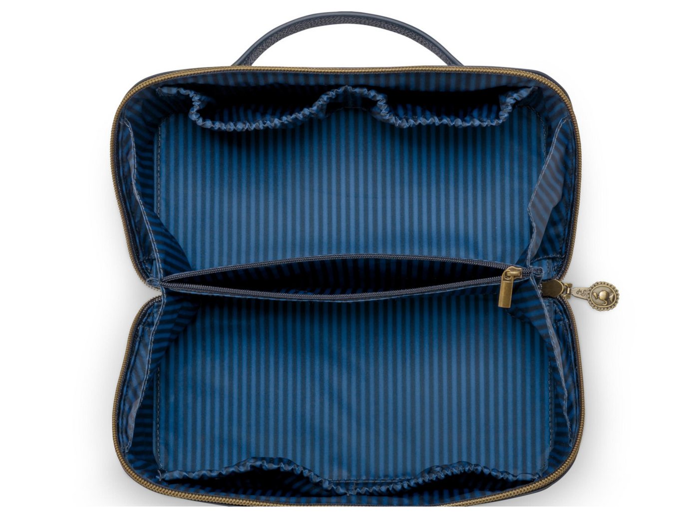 PiP Studio Kosmetiktasche Cyrille Kosmetiktasche Medium blau 23,5cm Bild 3