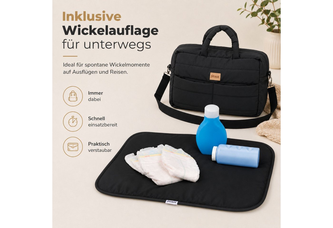 Fillikid Wickeltasche Wickeltasche Toulouse Exklusiv Bild 3