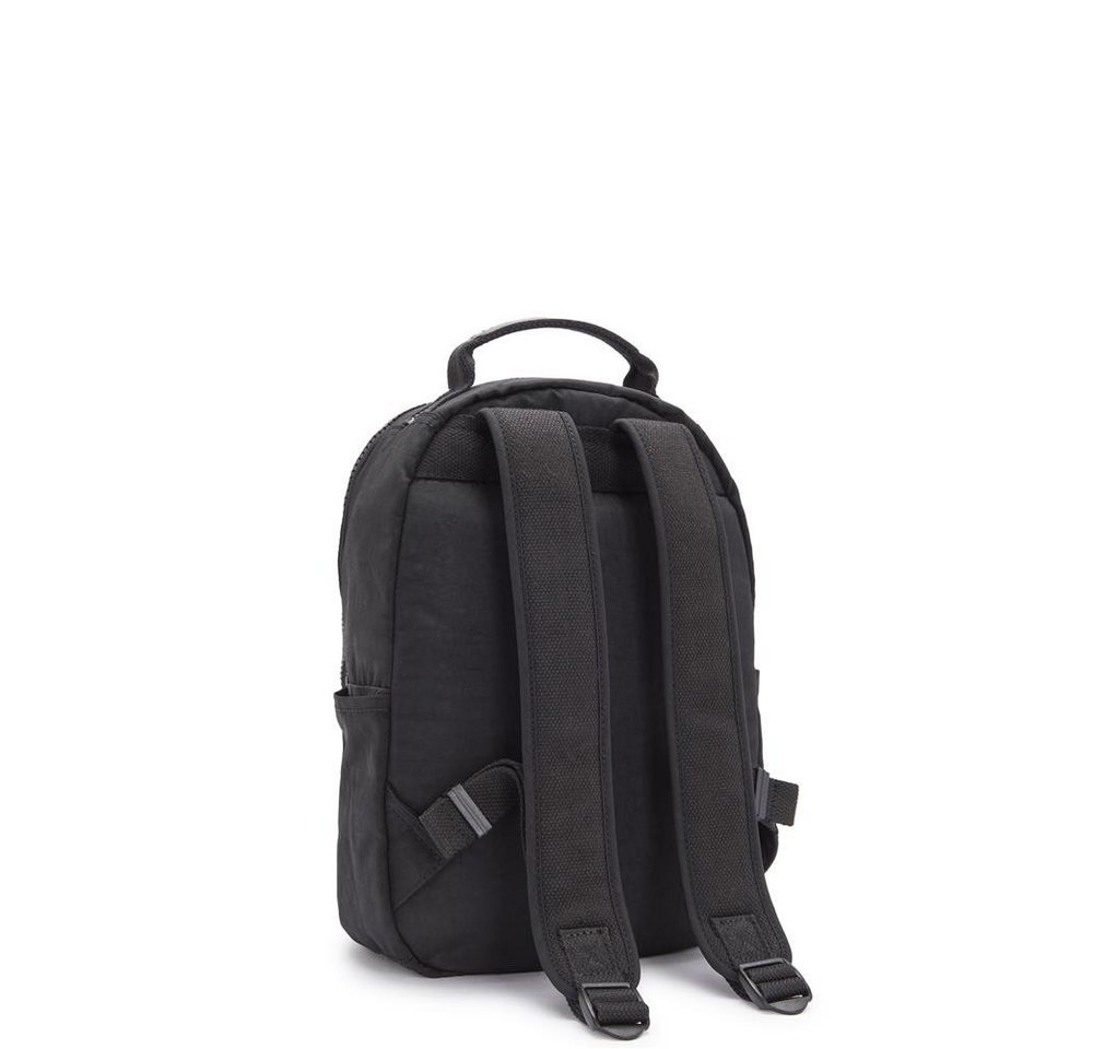 KIPLING Tagesrucksack SEOUL S, Kleiner Rucksack, Black Noir (schwarz), 14L, mit 11-Zoll-Tabletfach