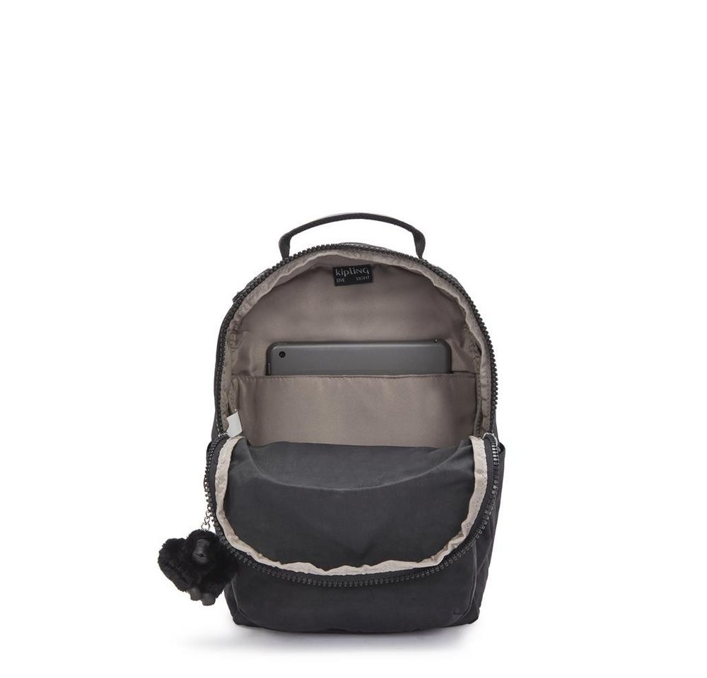 KIPLING Tagesrucksack SEOUL S, Kleiner Rucksack, Black Noir (schwarz), 14L, mit 11-Zoll-Tabletfach Bild 2