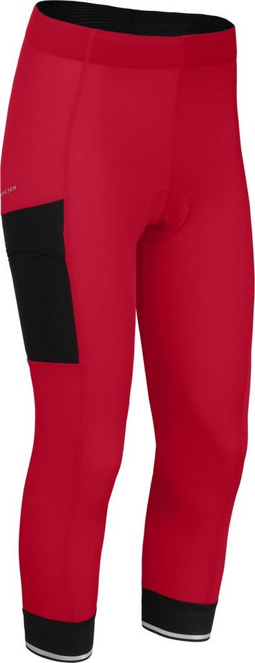 Fahrradhose SUNDRA COMFORT Capri (mit Sitzpolster) Damen 3/4 Radhose, bielastisch, tight, Normalgrößen, barbados cherry Bild 3