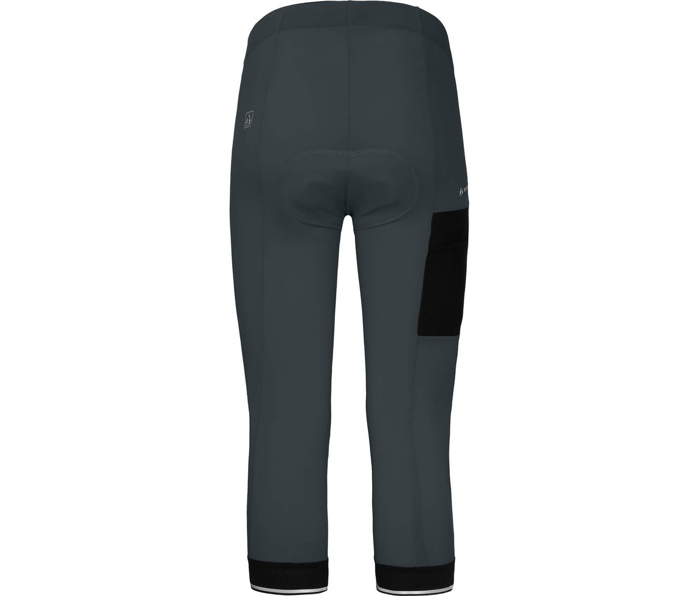 Fahrradhose SUNDRA COMFORT Capri (mit Sitzpolster) Damen 3/4 Radhose, bielastisch, tight, Normalgrößen, dunkel grau Bild 3