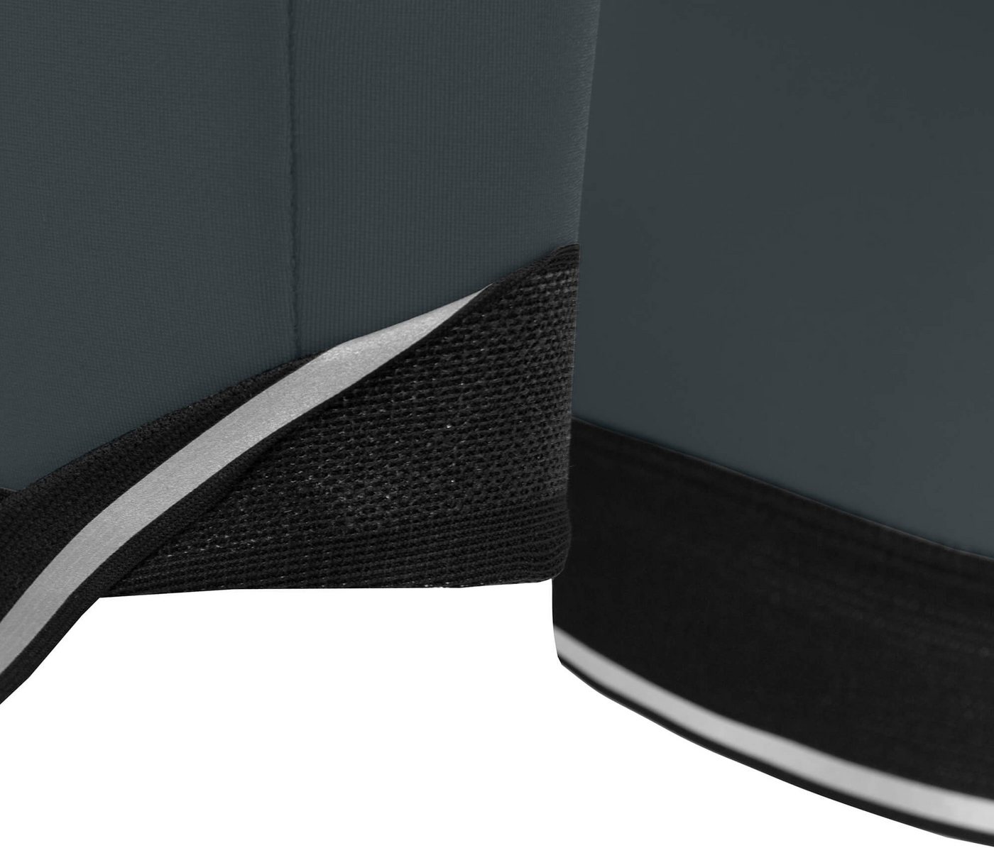 Fahrradhose SUNDRA COMFORT Capri (mit Sitzpolster) Damen 3/4 Radhose, bielastisch, tight, Normalgrößen, dunkel grau Bild 4
