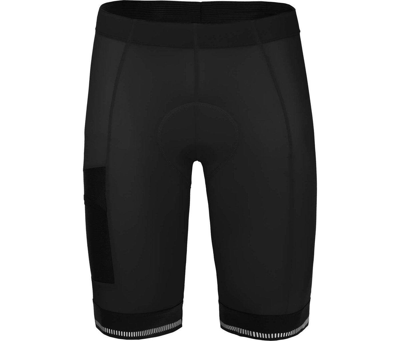 Fahrradhose KEMI COMFORT Bermuda (mit Sitzpolster) Herren Radshorts, bielastisch, tight, Normalgrößen, schwarz Bild 2