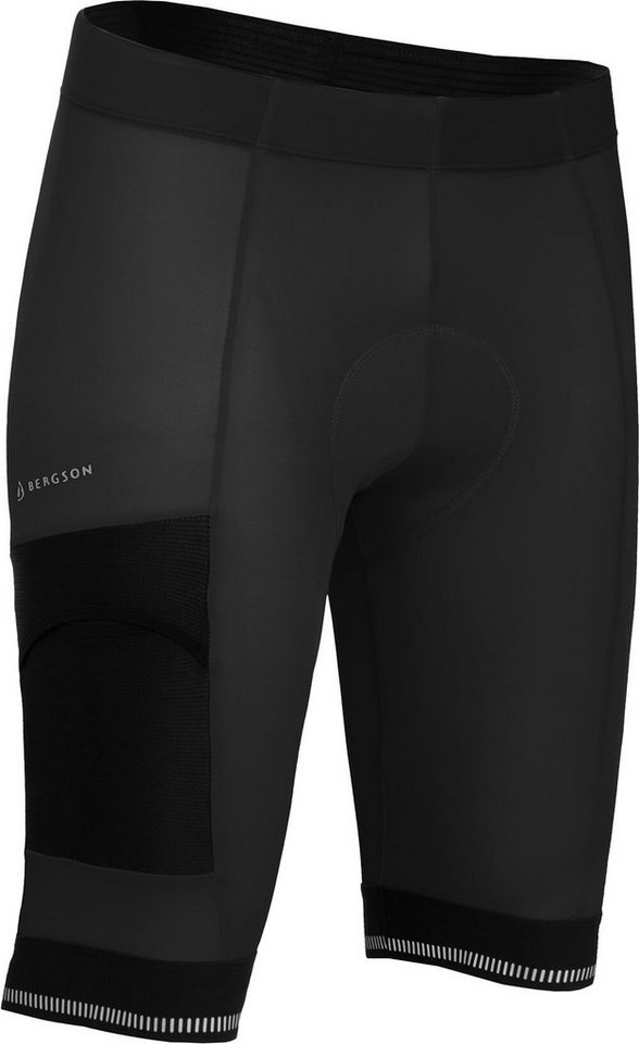 Fahrradhose KEMI COMFORT Bermuda (mit Sitzpolster) Herren Radshorts, bielastisch, tight, Normalgrößen, schwarz Bild 3