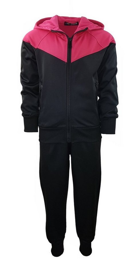Hessis Trainingsanzug Jungen und Mädchen Jogginganzug, Freizeitanzug, JF11 (Set, 2-tlg., Jacke mit Jogginghose), für Kinder Bild 2