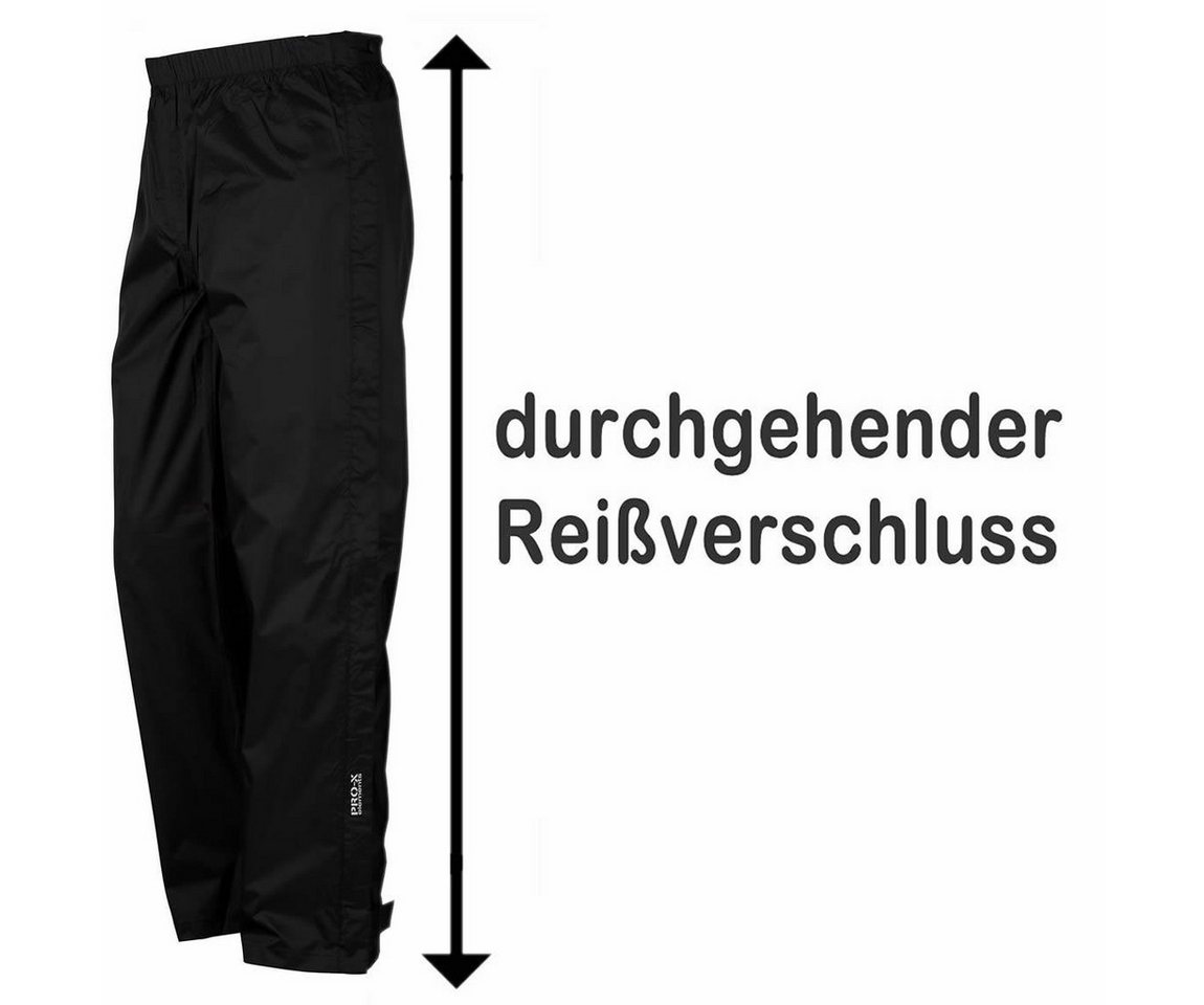 RennerXXL Regenhose Bozen Damen XXL Funktionshose - Überhose, Große Größen & Übergrößen durchgehender verdeckter 2-Wege Reißverschluss Bild 4