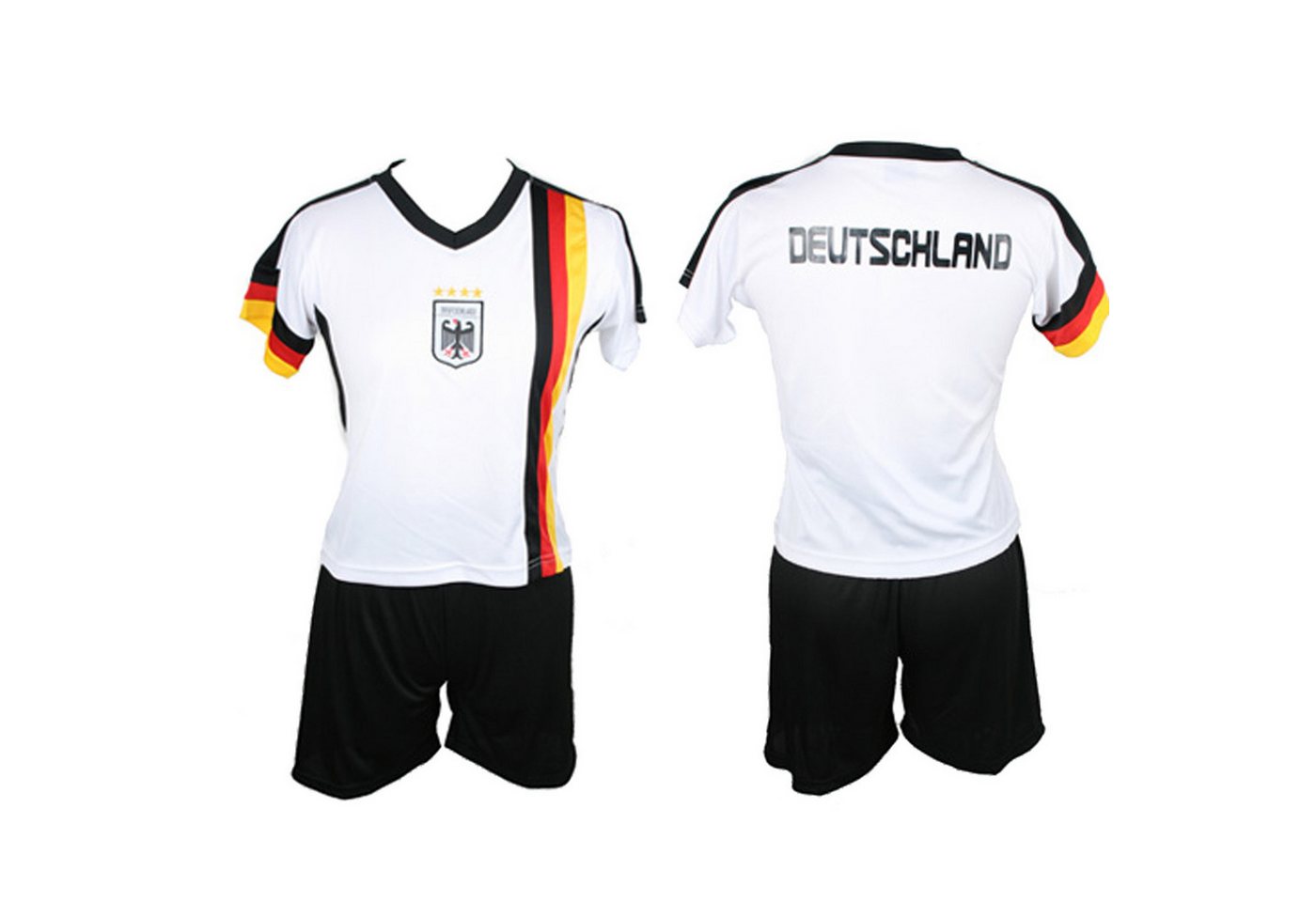 Antonio Fußballtrikot Antonio Germany Fussball Trikot + Hose Set, 146-152 - weiß