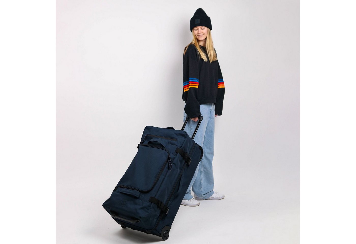SONS OF ALOHA Koffer Reisetasche mit Rollen groß Duffle 80 cm XXL 140L, großer Roll-Koffer mit Trolleyfunktion und Volumenerweiterung Bild 2