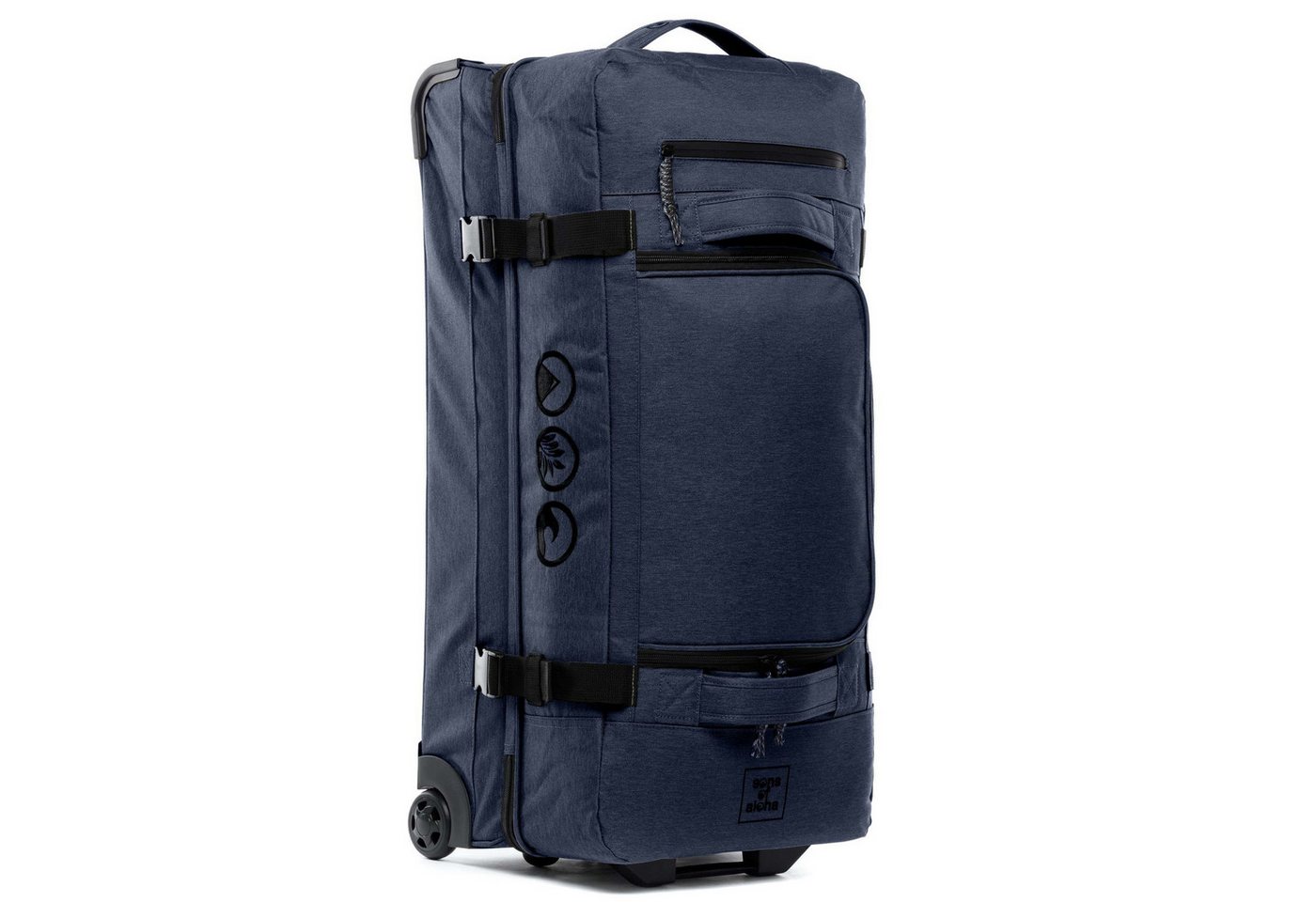 SONS OF ALOHA Koffer Reisetasche mit Rollen groß Duffle 80 cm XXL 140L, großer Roll-Koffer mit Trolleyfunktion und Volumenerweiterung Bild 3