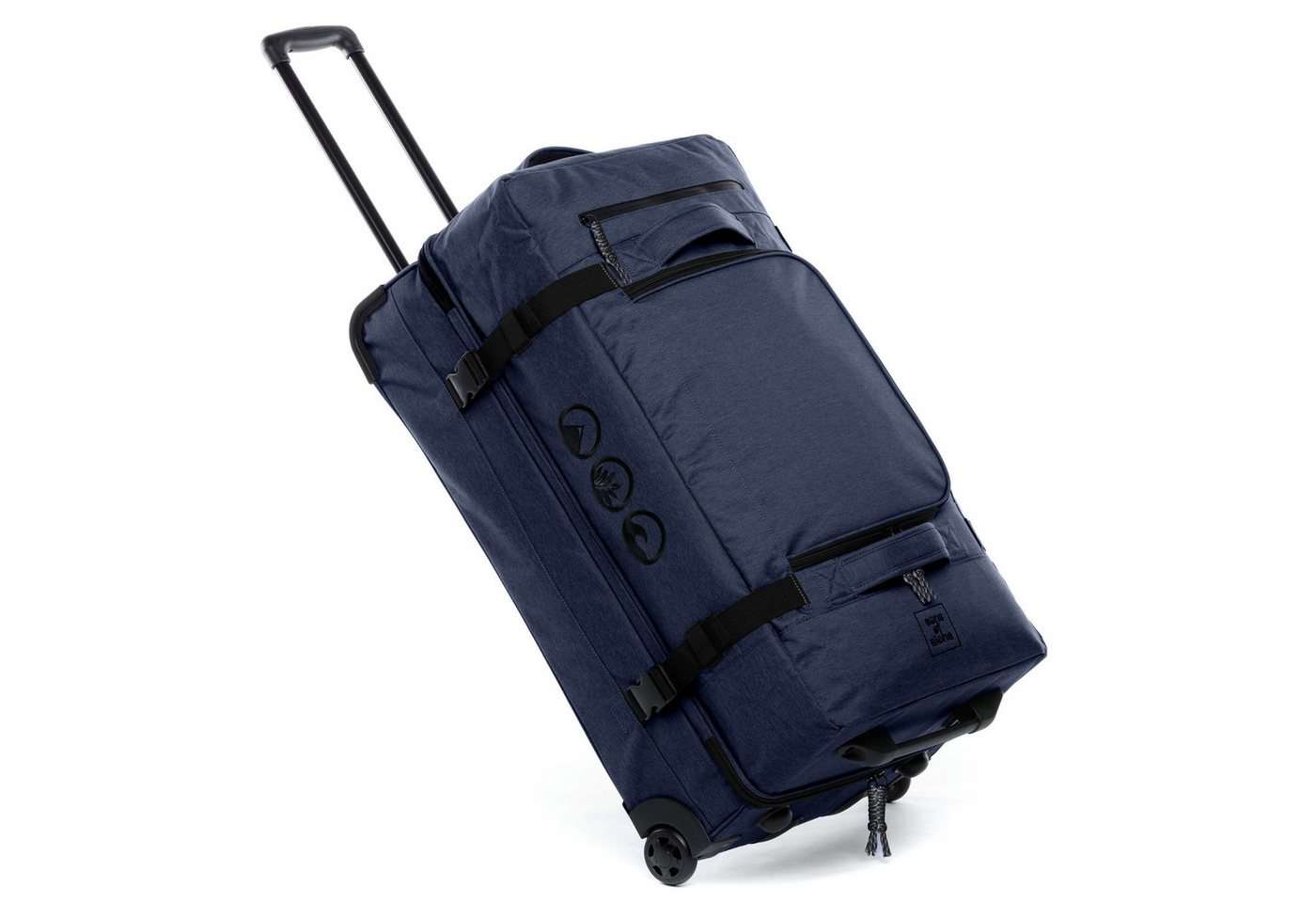 SONS OF ALOHA Koffer Reisetasche mit Rollen groß Duffle 80 cm XXL 140L, großer Roll-Koffer mit Trolleyfunktion und Volumenerweiterung Bild 5