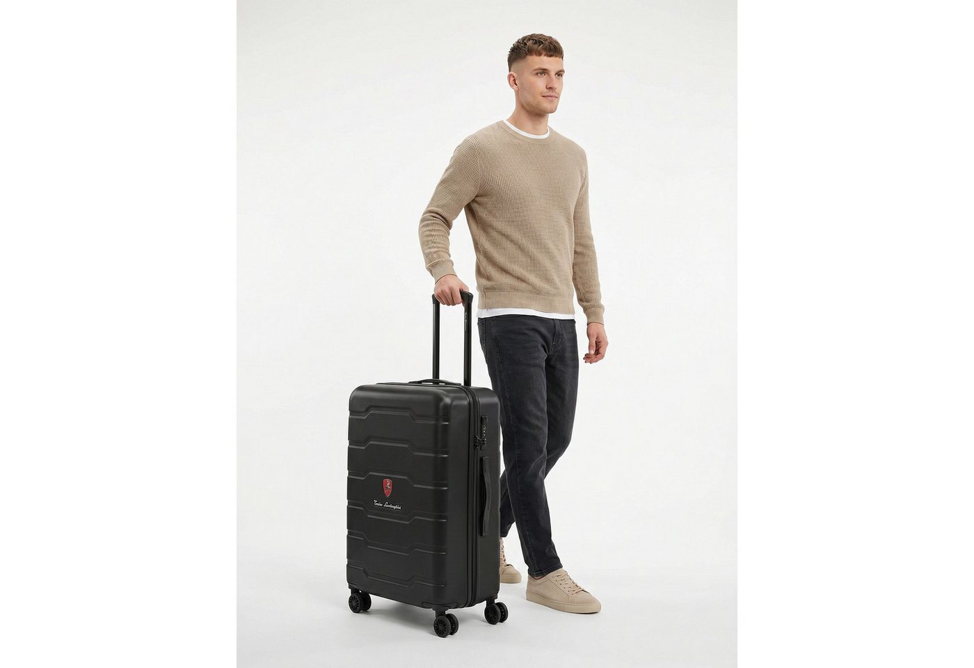 Tonino Lamborghini Hartschalen-Trolley Bologna, 4 Rollen, ABS Bild 3