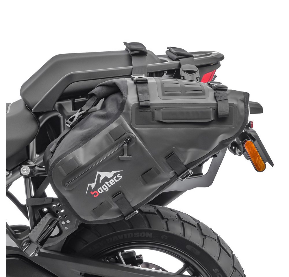 Bagtecs Reisetasche Satteltaschen / Seitentaschen # MT142 28 Liter Volumen Motorrad Bild 3