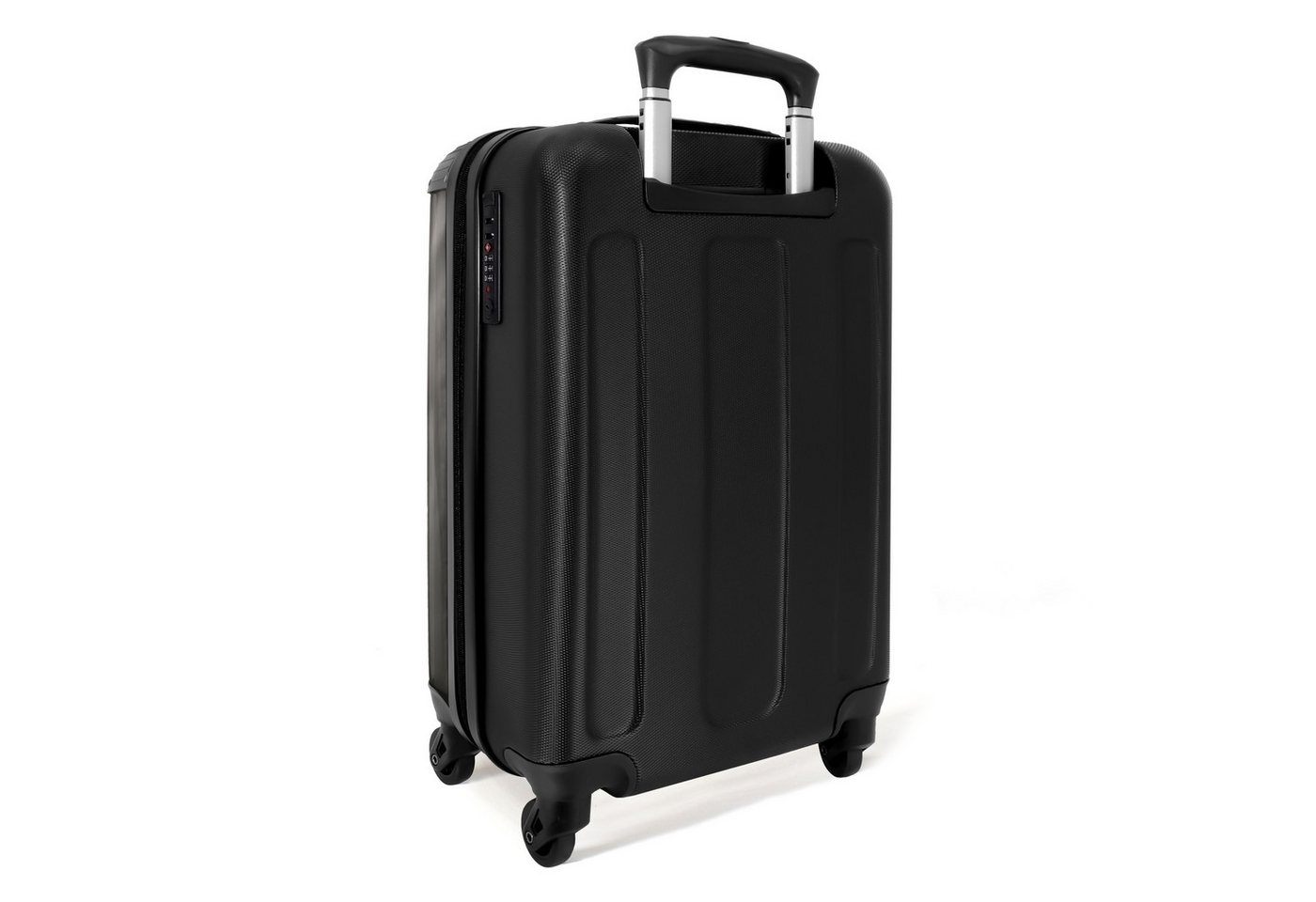 NoBoringSuitcases.com© Hartschalen-Trolley Oktopus in Bewegung 55x35x20cm, 4 Rollen, Reisetasche mit Rollen, Koffer Handgepäck Flugzeug Bild 4