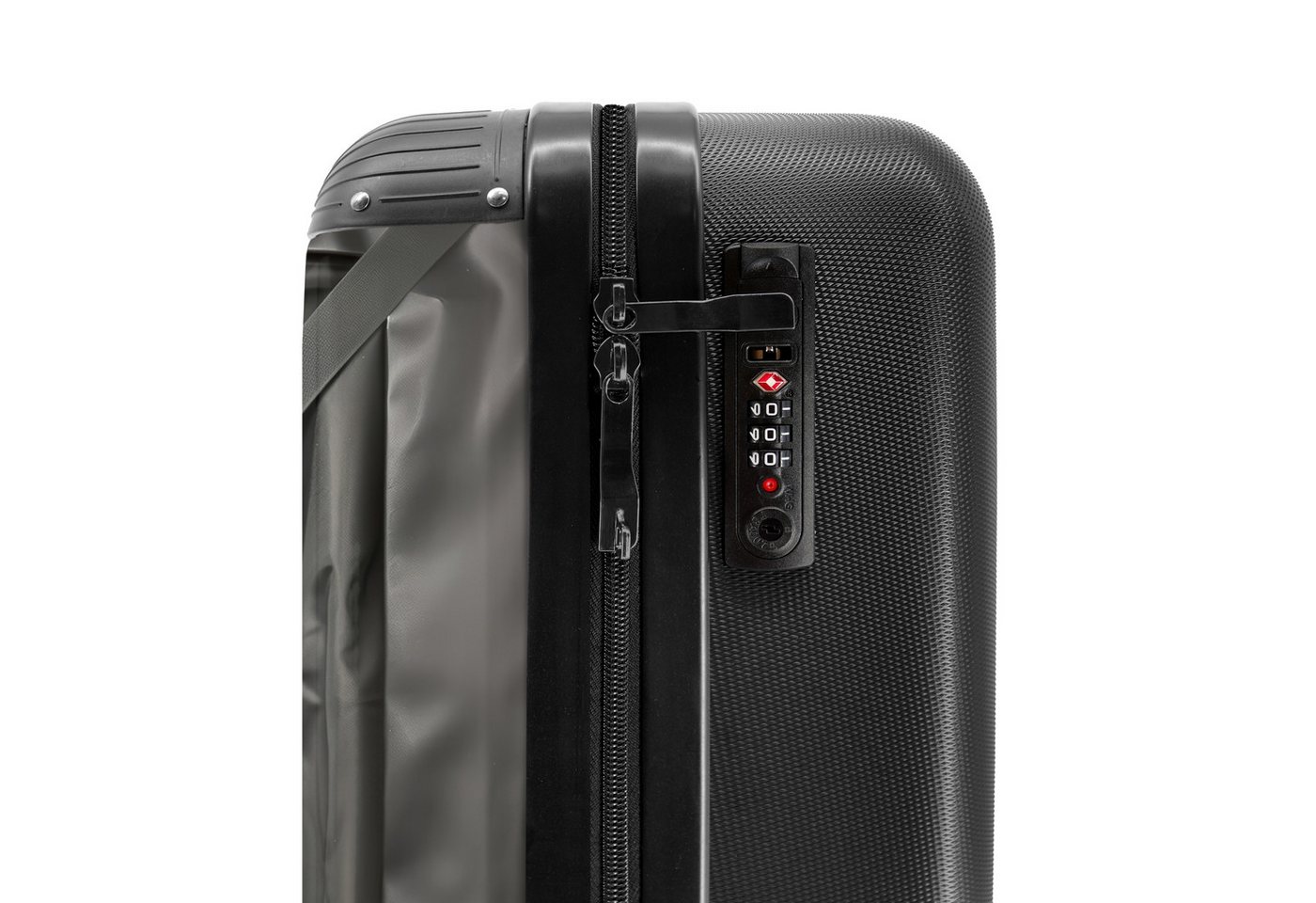 NoBoringSuitcases.com© Hartschalen-Trolley Reisendes Huhn 55x35x20cm, 4 Rollen, Reisetasche mit Rollen, Koffer Handgepäck Flugzeug Bild 2