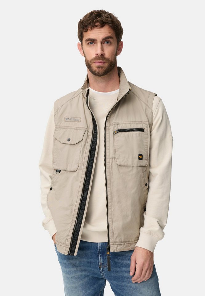 camel active Funktionsweste mit Innentaschen ärmellos Weste_Outdoor-Weste