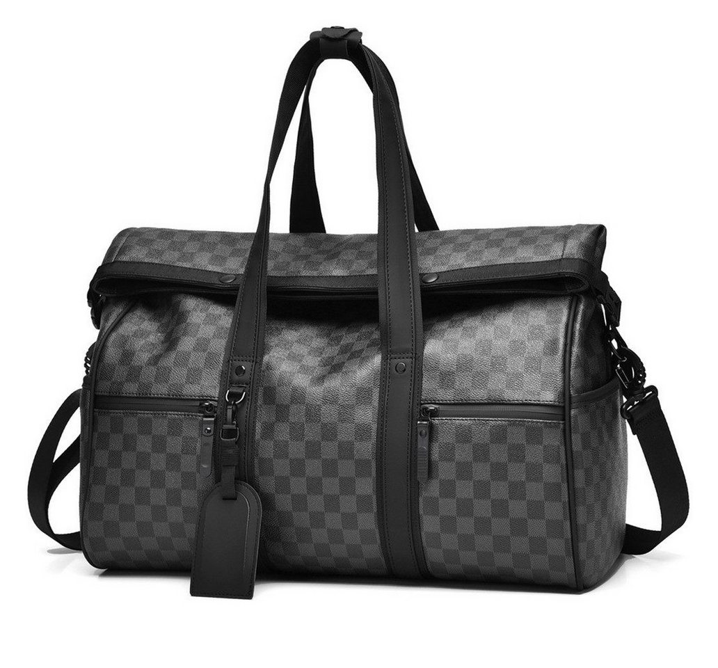 ibettertec Reisetasche Reisetasche Wasserdichter Reise-Seesack - Tragetasche, Sporttasche (Schultertasche (Erweiterbar mit Trolley-Ärmel und Nasstasche, Atmungsaktiv, wasserdicht, verschleißfest, großes Fassungsvermögen), Schultergurt, für Yoga, Schwimmen, Tourismus, Fitness Bild 4
