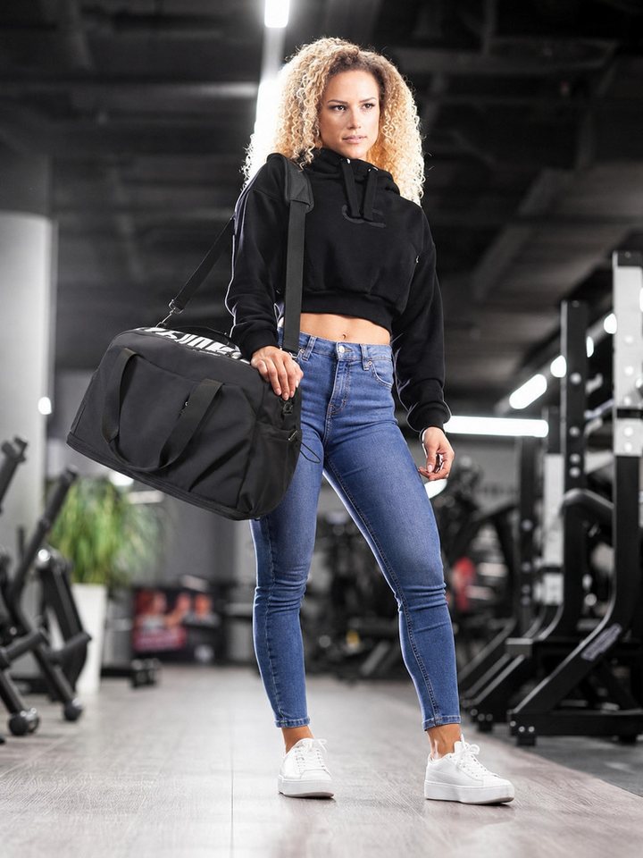 ibettertec Sporttasche & Reisetasche für Damen und Herren klein I Trainingstasche (mit Schuhfach und Nassfach I, ideal als Reisetasche Handgepäck, Gym Bag), Fitness Tasche, Trainings Tasche, Sport Bag Bild 3