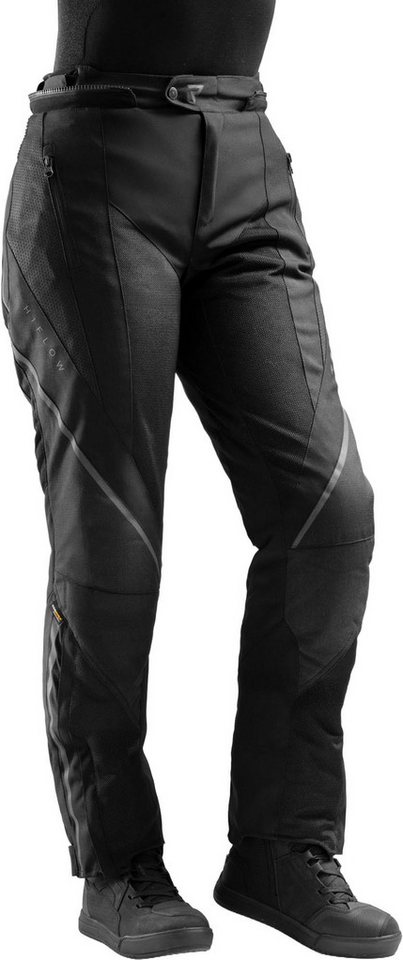 Rebelhorn Motorradhose Hiflow 5 wasserdichte Damen Motorrad Textilhose Verbindungsreißverschluss,Hüftprotektoren enthalten,Knieprotektor Bild 4