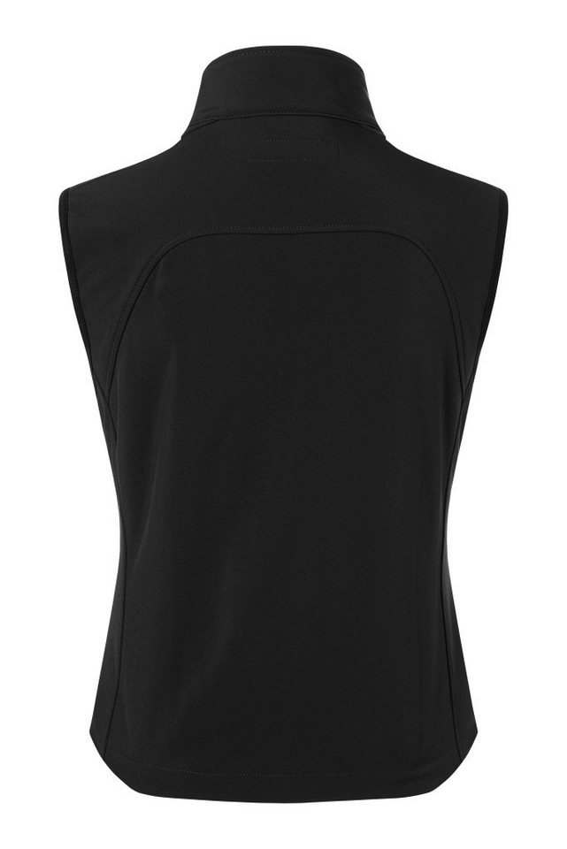 Karlowsky Fashion Softshellweste KARLOWSKY Damen Softshellweste CLASSIC Zipper Modern-Fit Schwarz