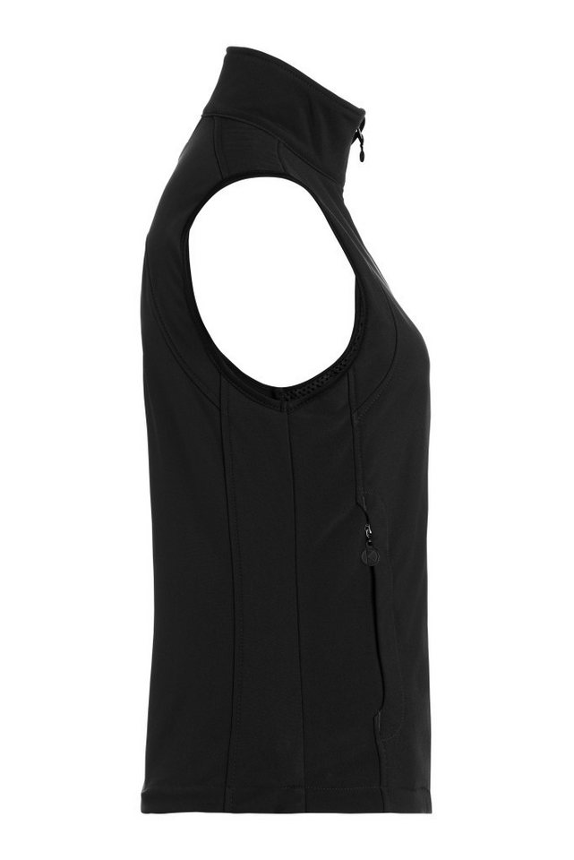 Karlowsky Fashion Softshellweste KARLOWSKY Damen Softshellweste CLASSIC Zipper Modern-Fit Schwarz Bild 3