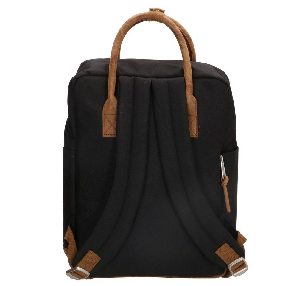 Enrico Benetti Freizeitrucksack Cityrucksack leicht für Damen und Herren (klein, mit Laptopfach), mit Lederimitat Applikationen, in tollen Farben Bild 2