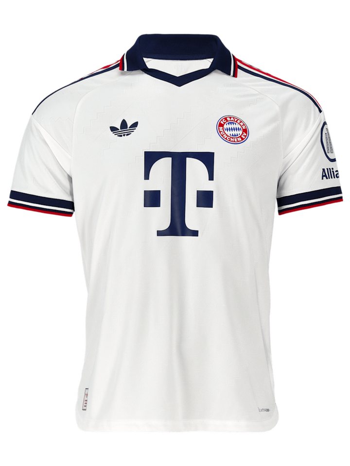 adidas Performance Fußballtrikot FC Bayern München, Authentic Trikot Away 26-27, Herren, weiß