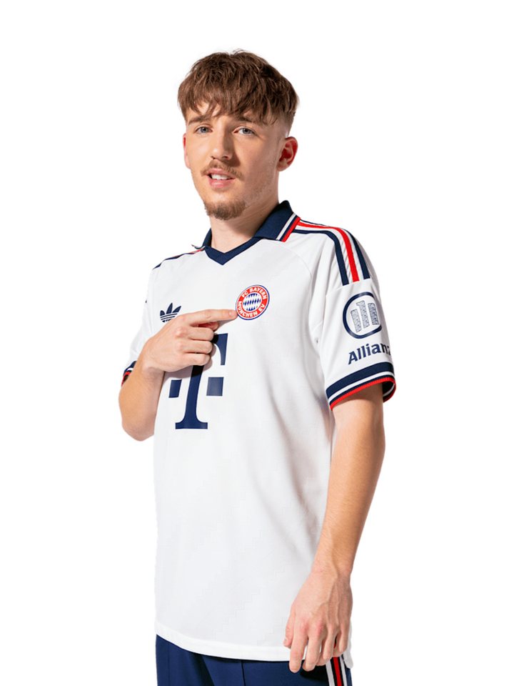 adidas Performance Fußballtrikot FC Bayern München, Authentic Trikot Away 26-27, Herren, weiß Bild 2