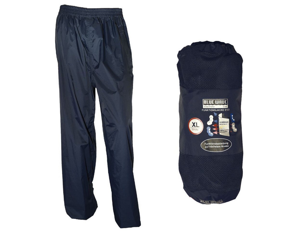 RennerXXL Regenhose Falko Leichte Dünne Radhose - Überhose, Herren Übergrößen XXL-8XL leicht und klein verstaubar, seitlicher Reißverschluss bis Wade Bild 3