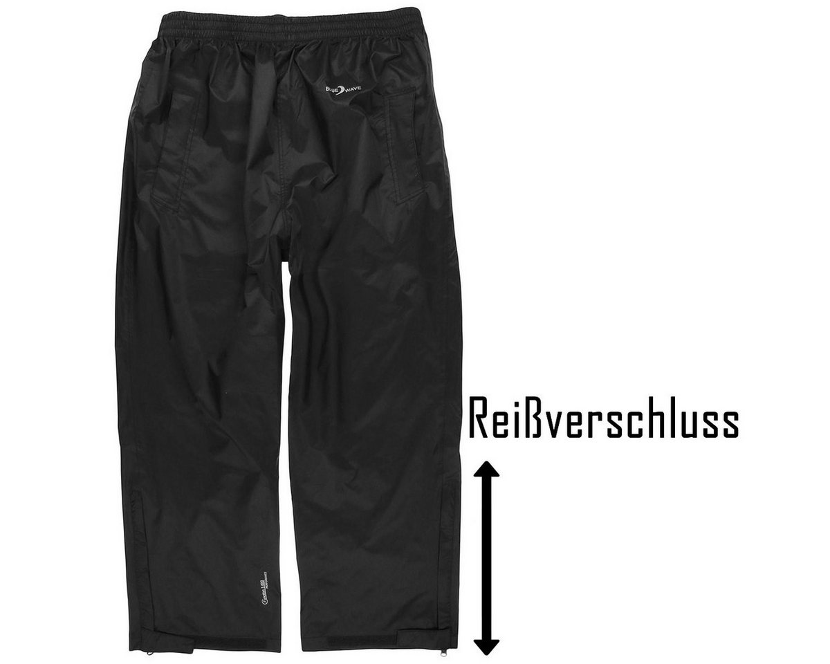 RennerXXL Regenhose Falko Leichte Dünne Radhose - Überhose, Herren Übergrößen XXL-8XL leicht und klein verstaubar, seitlicher Reißverschluss bis Wade Bild 4