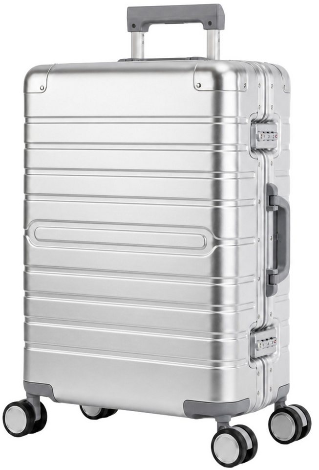 Travelhouse Koffer 100% Aluminium OSLO M - verschiedene Farben, 4 Rollen, aus Aluminium, mit voll gefüttertem Innenraum, mit Kantenschutz Bild 3