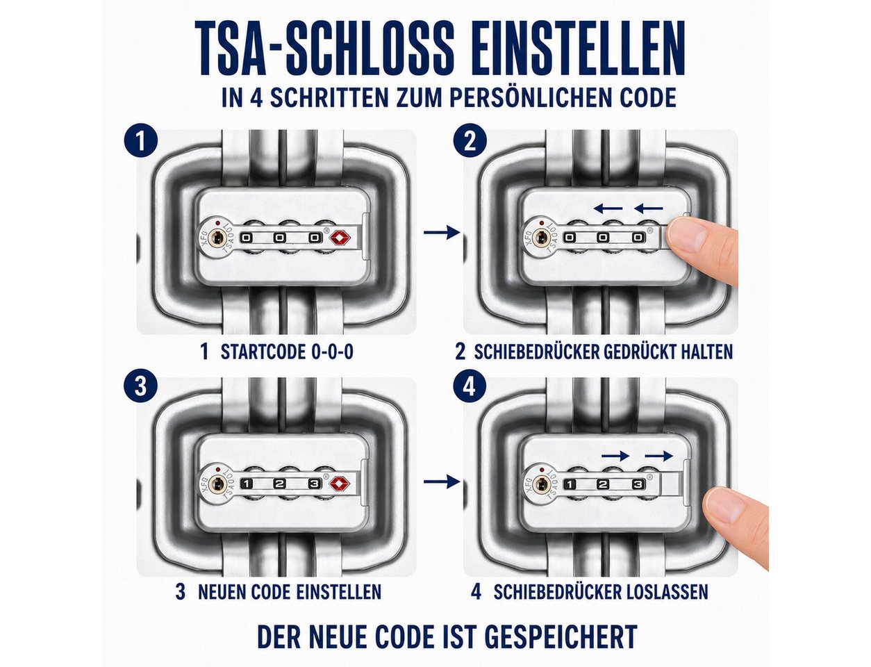Travelhouse Koffer 100% Aluminium OSLO L - verschiedene Farben, 4 Rollen, aus Aluminium, mit voll gefüttertem Innenraum, mit Kantenschutz