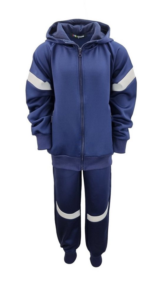 Hessis Trainingsanzug Jogginganzug, für Jungen & Mädchen JF13 (Set, 2-tlg., Jacke mit Jogginghose), für Kinder