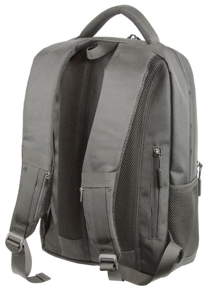 J JONES JENNIFER JONES Daypack Großer Business Rucksack mit Laptopfach 17" gepolstert, Organizerfach, mit Laptopfach