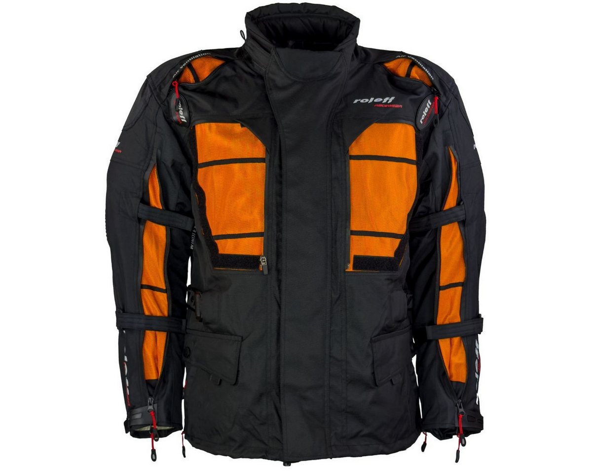 roleff Motorradjacke RO1120 Endurojacke - Robuste Offroad-Jacke mit Protektoren & Belüftung auch in großen Größen, in verschiedenen Farben erhältlich