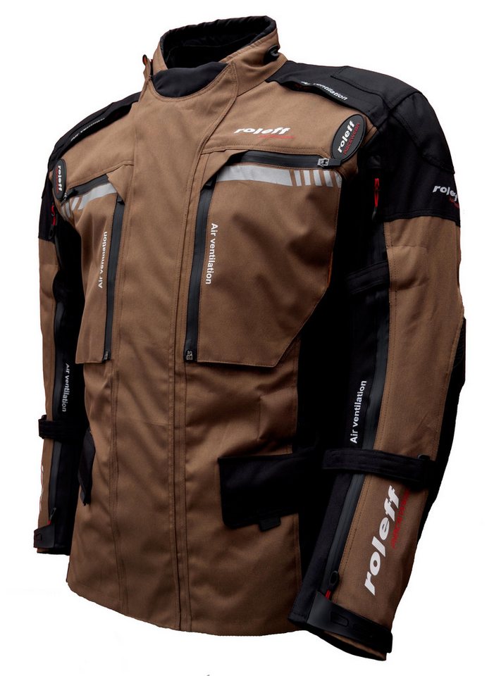 roleff Motorradjacke RO1122 Endurojacke - Robuste Offroad-Jacke mit Protektoren & Belüftung auch in großen Größen, in verschiedenen Farben erhältlich Bild 3