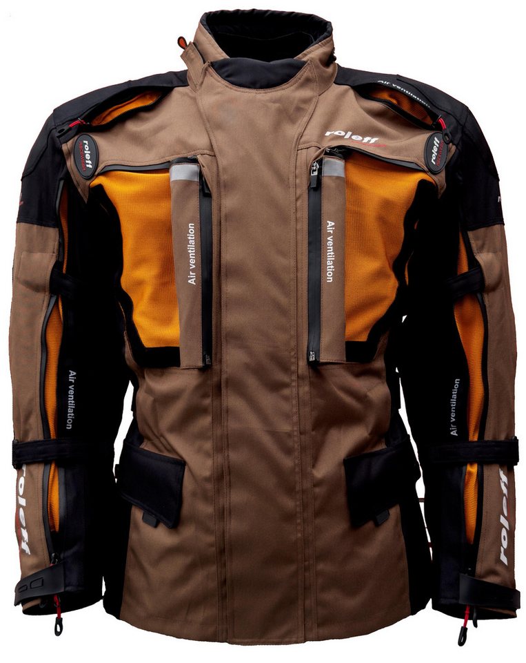 roleff Motorradjacke RO1122 Endurojacke - Robuste Offroad-Jacke mit Protektoren & Belüftung auch in großen Größen, in verschiedenen Farben erhältlich Bild 5