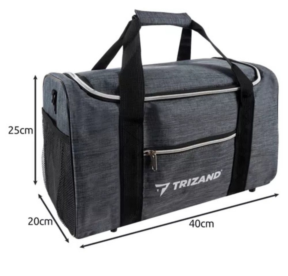 Trizand Reisetasche Sporttasche Rucksack Handgepäck (Spar-Set, 1-tlg., 40x25x20 cm), erfüllt Airline-Vorgaben, bietet ausreichend Platz für Reiseutensilien Bild 2