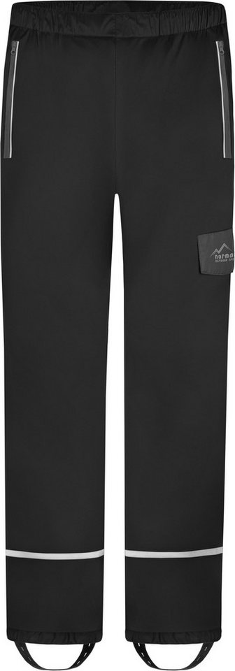 normani Regenhose Kinder Regenhose Shalalth Wasserdichte Winterhose Matschhose mit Reißverschlusstaschen Bild 3