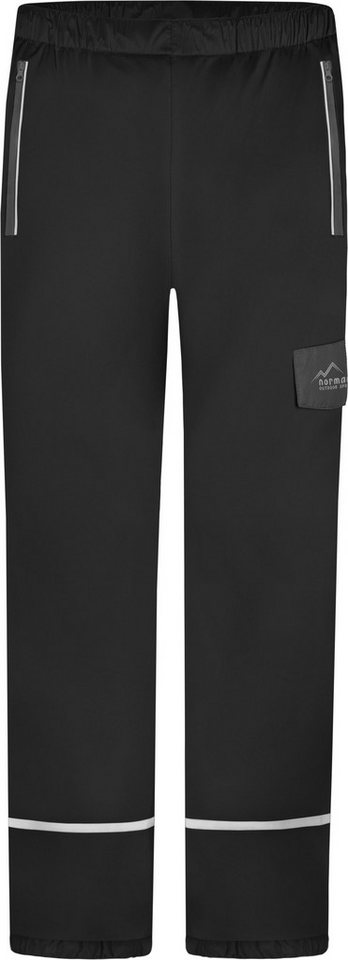normani Regenhose Kinder Regenhose Shalalth Wasserdichte Winterhose Matschhose mit Reißverschlusstaschen Bild 4