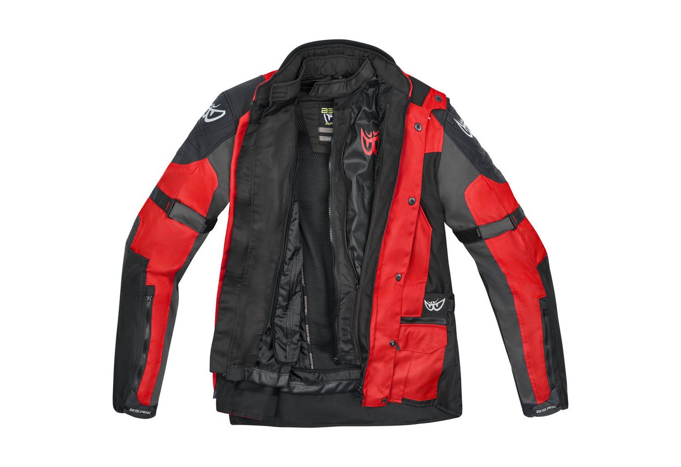 Berik Motorradjacke Absolute Zero Race Motorrad Textiljacke Wasserdicht Atmungsaktiv protektoren wasserdichte