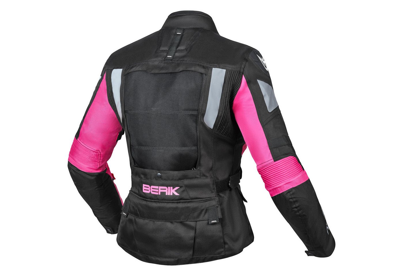 Berik Motorradjacke Furmia wasserdichte Damen Motorrad Textiljacke Verbindungsreißverschluss,Ellenbogenprotektoren enthalten,herausn Bild 2