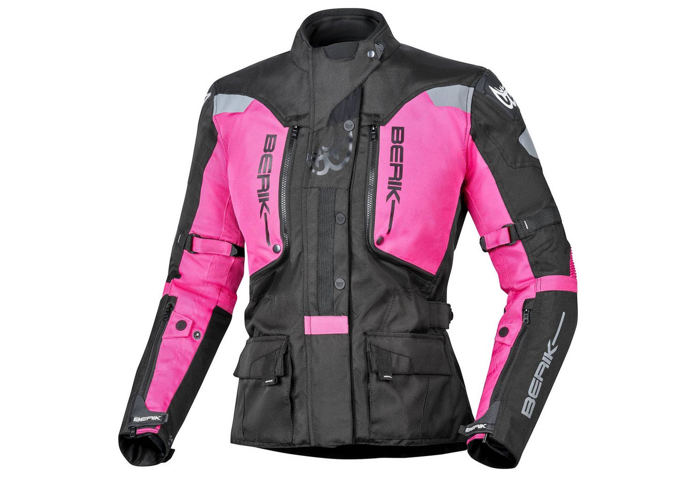 Berik Motorradjacke Furmia wasserdichte Damen Motorrad Textiljacke Verbindungsreißverschluss,Ellenbogenprotektoren enthalten,herausn Bild 5
