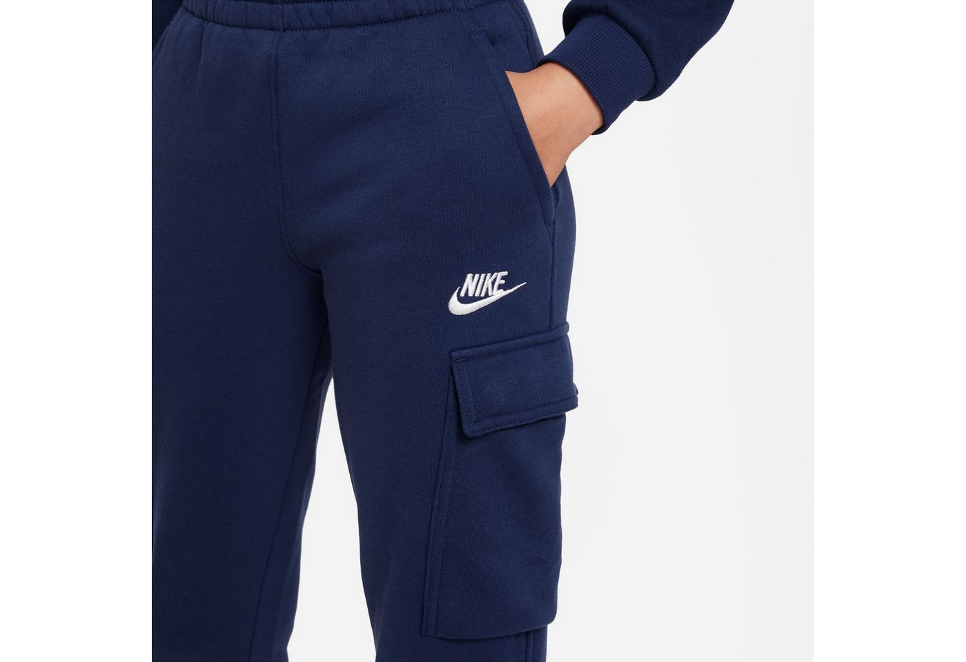 Nike Sportswear Trainingshose Nike Kinder Trainingshose Club Fleece Cargo Pants FD3012